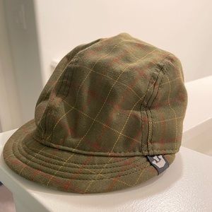 Goorin Bros Plaid Green Newsie Hat Size XS